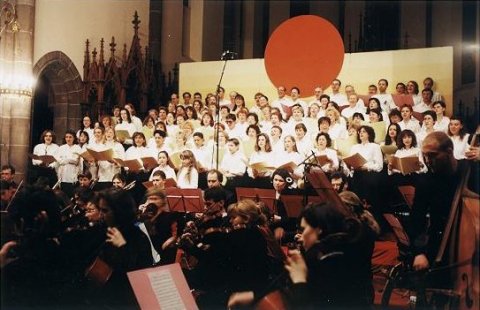 Enregistrement du CD des Musiciens du Choeur mai 1997